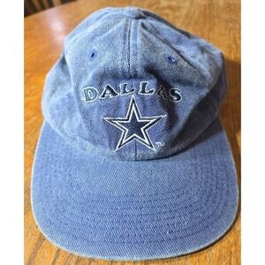 Vintage Dallas Cowboys NFL Denim Distressed Faded Jean Sports Specialties Hat